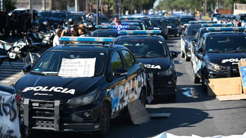 Las protestas en la Policía de Santa Fe generaron 20 pases a disponibilidad