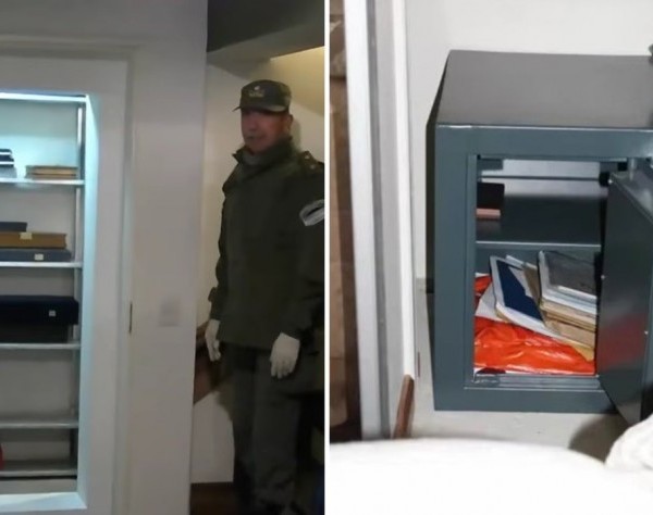 Mostraron las cajas fuertes de Cristina y advierten “había mucha documentación y cosas de valor